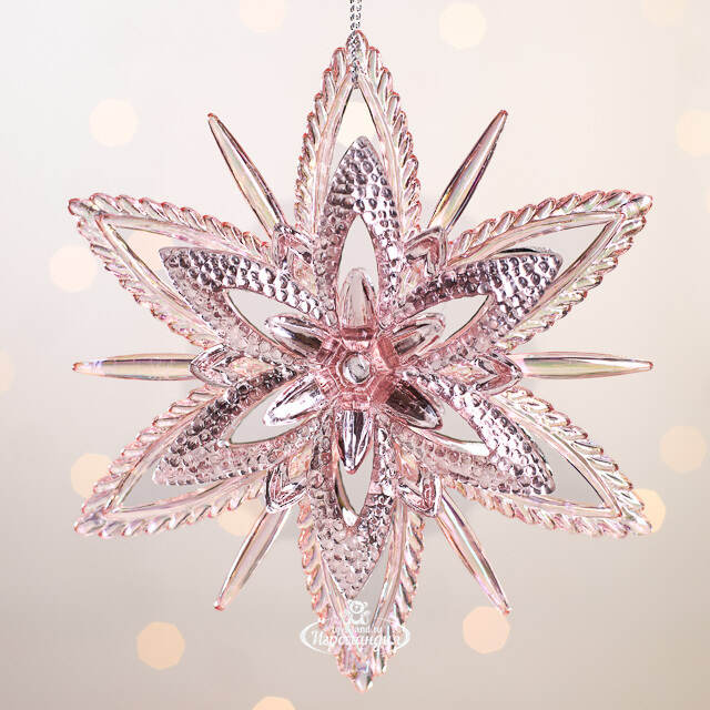 Елочная игрушка Снежинка Ивальди - Секреты Скандинавии 12 см Forest Market