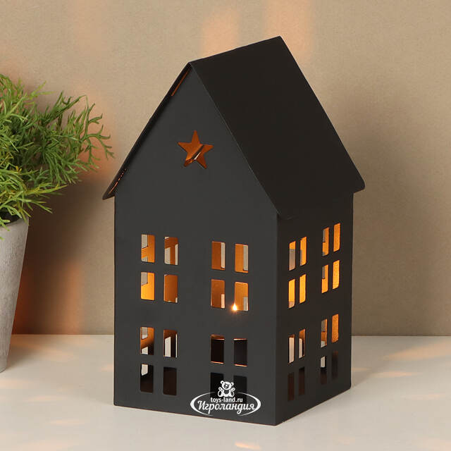 Декоративный подсвечник-домик Lykke 16*9*9 см Boltze