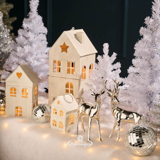 Набор елочных украшений Зеркальный Диско-шар 8 см серебряный, 3 шт Winter Deco