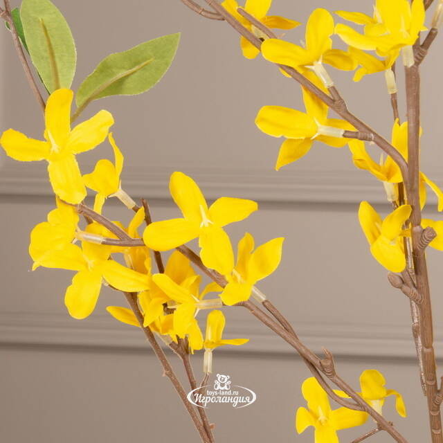 Искусственная ветка Форзиция Анхельм 104 см Boltze