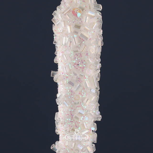 Елочная игрушка Сосулька Paolo di Bolie 15 см, подвеска Winter Deco