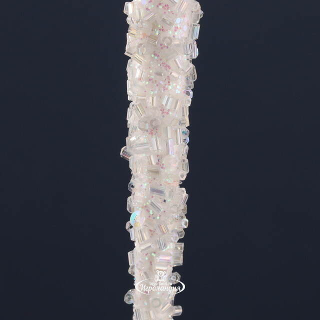 Елочная игрушка Сосулька Paolo di Bolie 15 см, подвеска Winter Deco