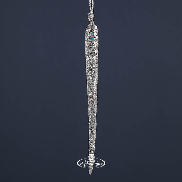 Елочная игрушка Сосулька Исайя Асколи 16 см, подвеска Winter Deco