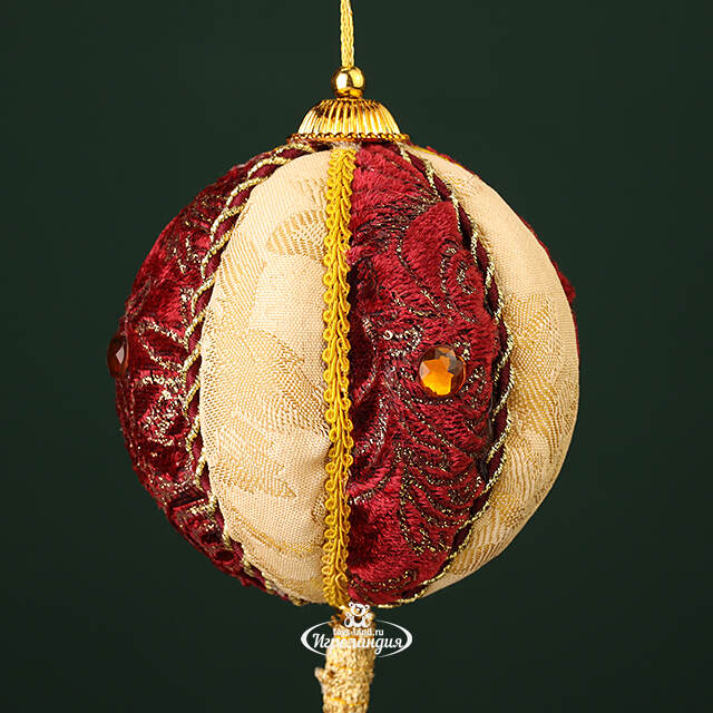 Винтажный елочный шар Сион де Сото 10 см Winter Deco