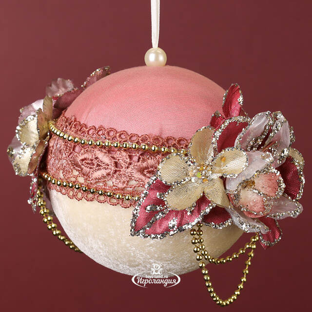 Винтажный елочный шар Rina Novella 11 см Winter Deco