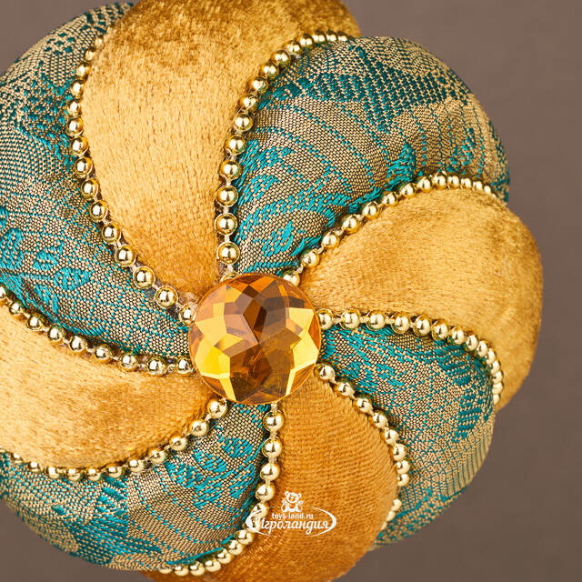 Винтажный елочный шар Восход Аскании 10 см Winter Deco