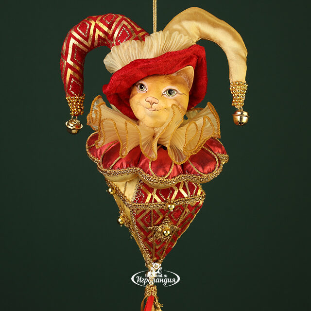 Елочная игрушка Кот из рода Редмундов: Eclogae 25 см, подвеска Winter Deco