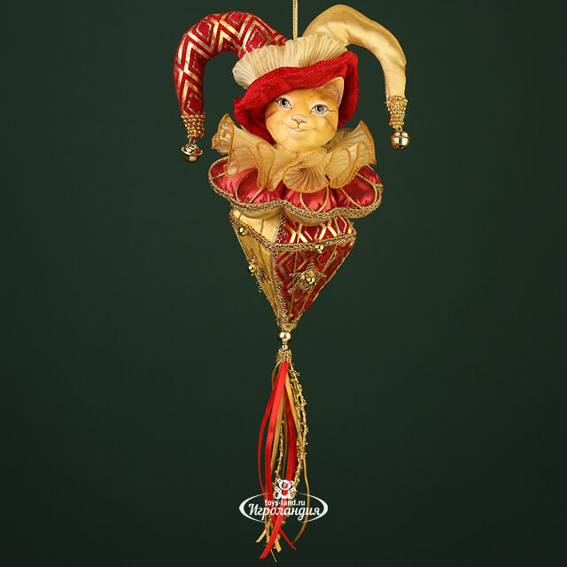 Елочная игрушка Кот из рода Редмундов: Eclogae 25 см, подвеска Winter Deco