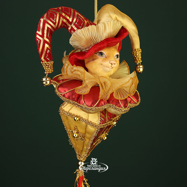 Елочная игрушка Кот из рода Редмундов: Eclogae 25 см, подвеска Winter Deco