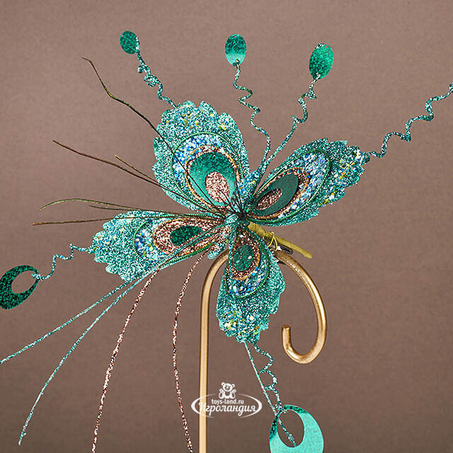 Елочная игрушка Бабочка Понтия - Sycamore Orchestra 20 см, клипса Winter Deco