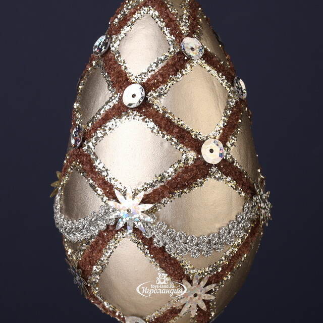 Винтажная елочная игрушка Bresa Venere 23 см, подвеска Winter Deco