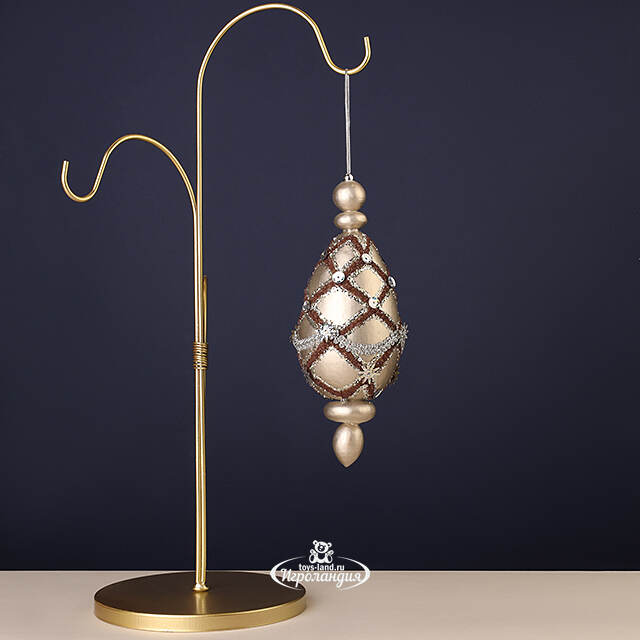 Винтажная елочная игрушка Bresa Venere 23 см, подвеска Winter Deco