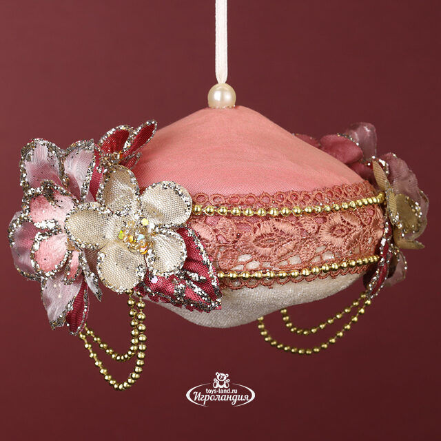 Винтажный елочный шар Цветение Меричи: Лес Саксен 15 см Winter Deco