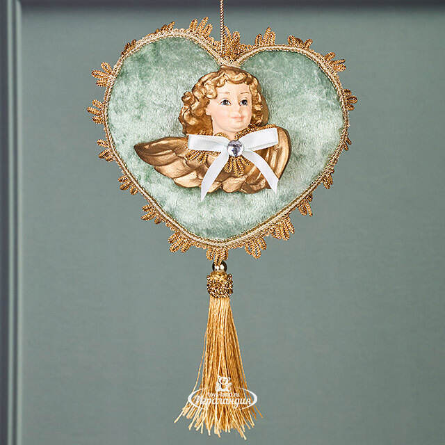 Винтажная елочная игрушка Лукавый Купидон - Pushkin Polonaise 25 см, подвеска Winter Deco
