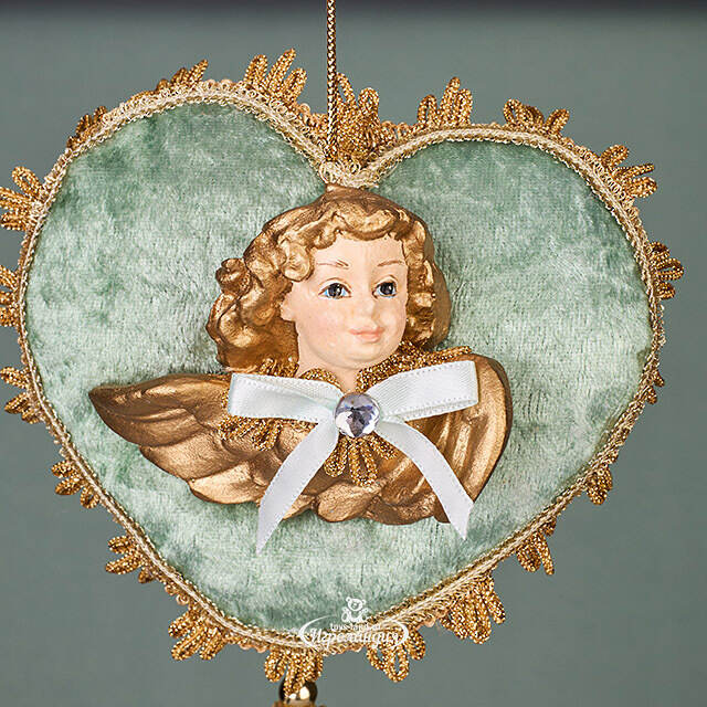 Винтажная елочная игрушка Лукавый Купидон - Pushkin Polonaise 25 см, подвеска Winter Deco