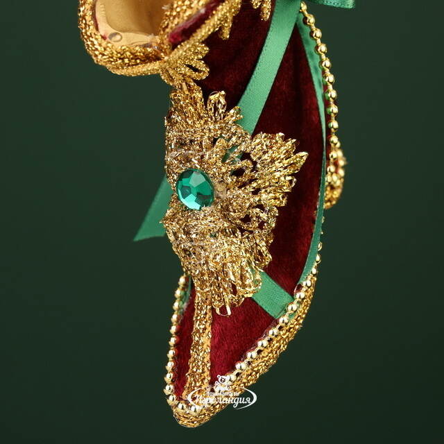 Елочная игрушка Сапожок Вилгельма - Pushkin Polonaise 9 см, подвеска Winter Deco