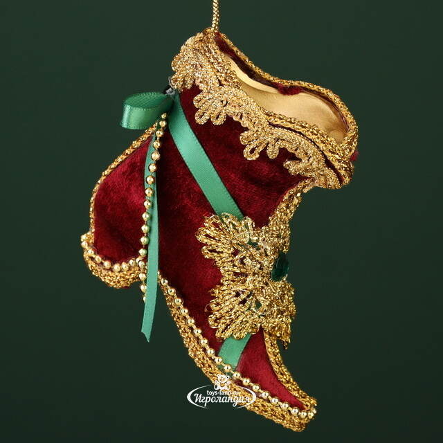 Елочная игрушка Сапожок Вилгельма - Pushkin Polonaise 9 см, подвеска Winter Deco