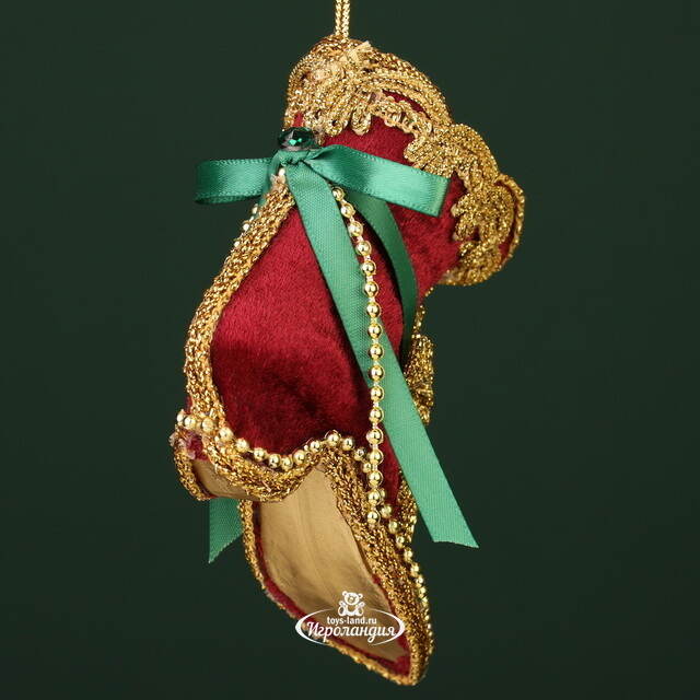 Елочная игрушка Сапожок Вилгельма - Pushkin Polonaise 9 см, подвеска Winter Deco