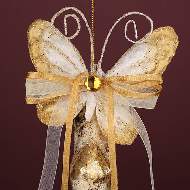 Елочная игрушка Сапожок Маркизы Лагранж - Pushkin Polonaise 14 см, подвеска Winter Deco