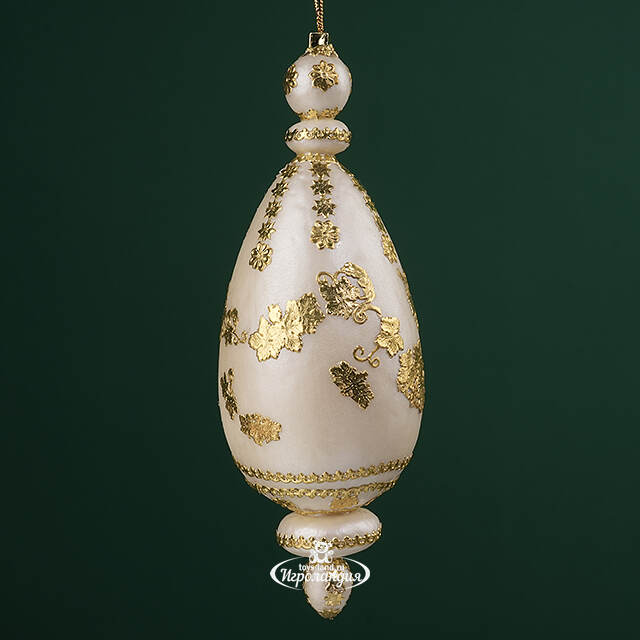 Елочная игрушка Сосулька Боргезе 23 см, подвеска Winter Deco