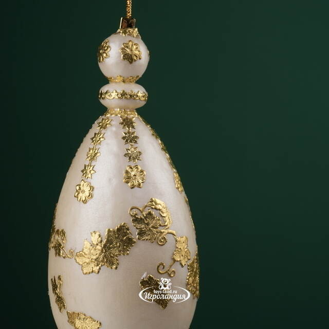 Елочная игрушка Сосулька Боргезе 23 см, подвеска Winter Deco