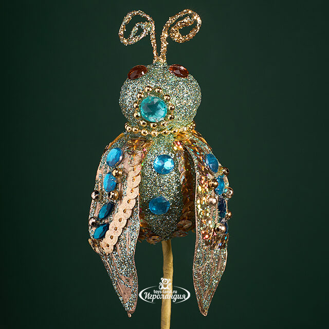 Елочная игрушка Пчела Сокровищницы Адама - Лес Саксен 13 см, клипса Winter Deco