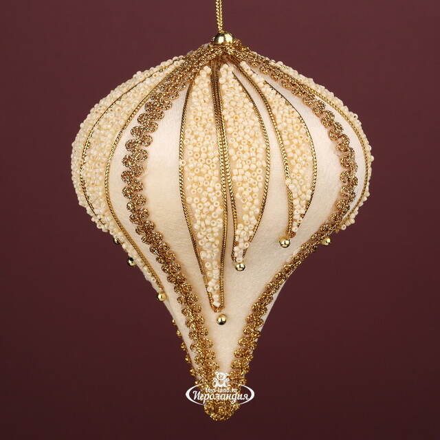 Винтажная елочная игрушка Альберти 15 см, подвеска Winter Deco