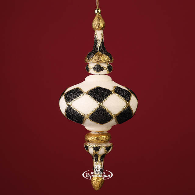 Елочная игрушка Сосулька Толедо: Medici Gala 25 см, подвеска Winter Deco