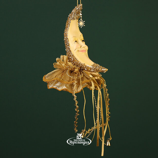 Елочная игрушка Месяц Ночей - Casa della Verita 18 см, подвеска Winter Deco