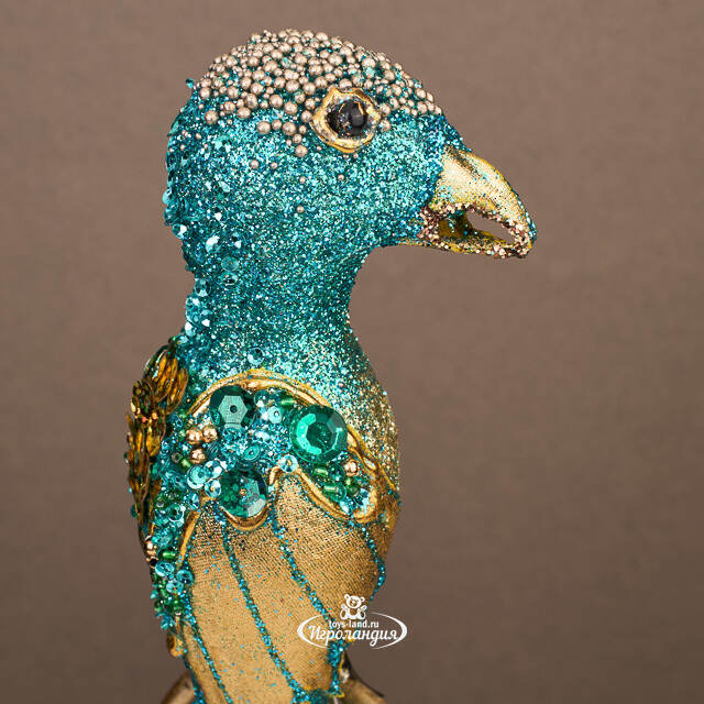 Елочная игрушка Птичка Серджио - Sycamore Orchestra 20 см, клипса Winter Deco