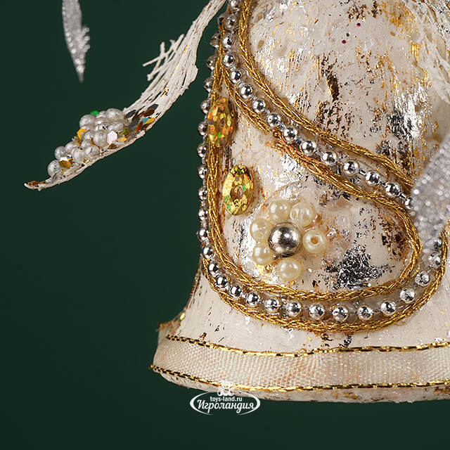 Елочная игрушка Колокольчик Рондо - Миниатюра Шамбоньера 15 см, подвеска Winter Deco