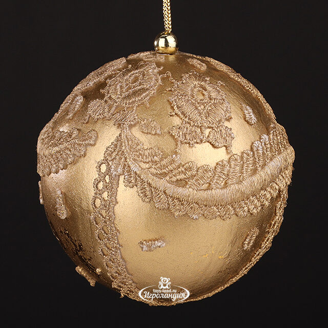 Набор елочных шаров Antique Gold Mezzo 8 см, 6 шт Winter Deco
