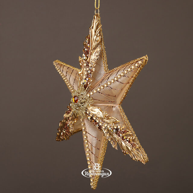Елочная игрушка Звезда Садко 28 см, подвеска Winter Deco