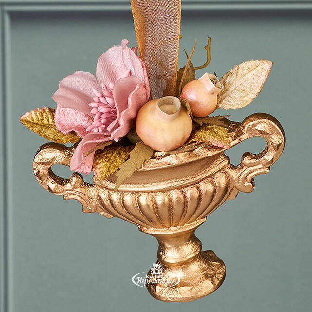 Елочная игрушка Цветы Аверадо ди Базель 14 см, подвеска Winter Deco