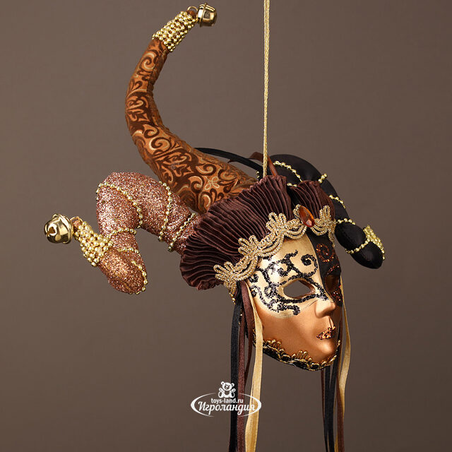 Елочная игрушка Арлекин Хауслаба - Arlecchino 30 см, подвеска Winter Deco