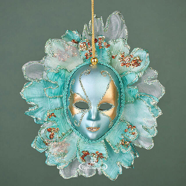 Елочная игрушка Маска Чинкве 18 см, подвеска Winter Deco