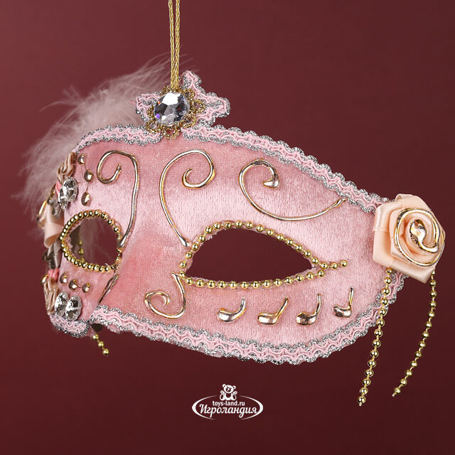 Елочная игрушка Маска Герцогини Витторе 23 см, подвеска Winter Deco