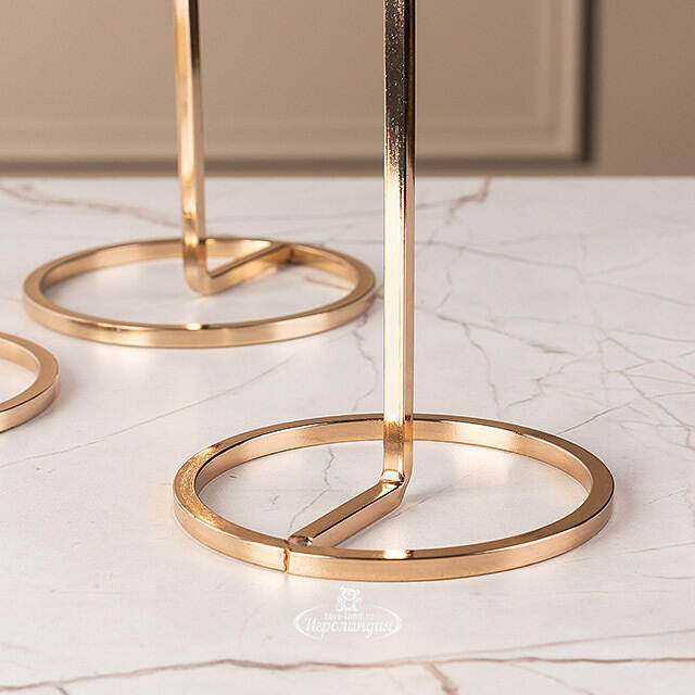 Набор подсвечников Проффиано 18-29 см золотой, 3 шт Boltze