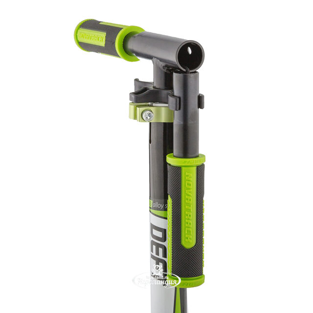 Самокат Novatrack Deft, колеса 200 мм, амортизатор, белый с зеленым, до 100 кг Novatrack (Новатрэк)