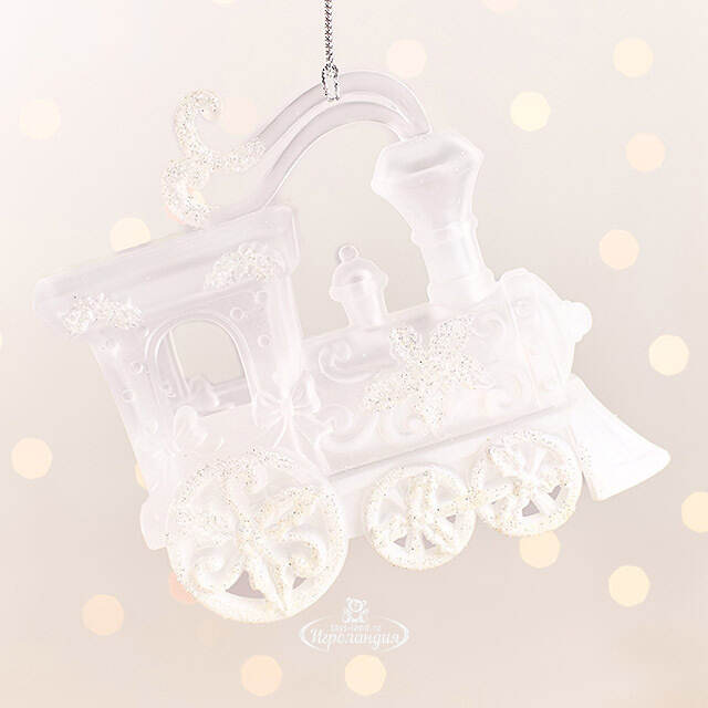 Елочная игрушка Паровозик из Сноуленда 13 см, подвеска Forest Market