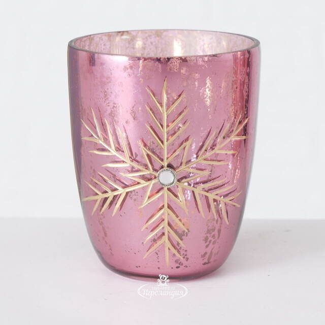 Набор стеклянных подсвечников Isangrado 9 см, 4 шт Boltze