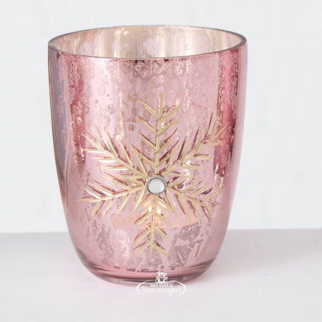 Набор стеклянных подсвечников Isangrado 9 см, 4 шт Boltze