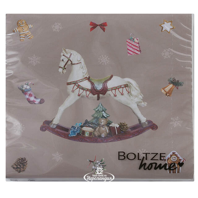 Бумажные салфетки Лошадка Тирск 17*17 см, 20 шт Boltze