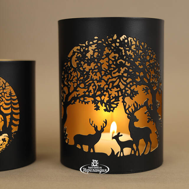 Набор металлических подсвечников Andastein  Ceorl 10-13 см, 2 шт Boltze