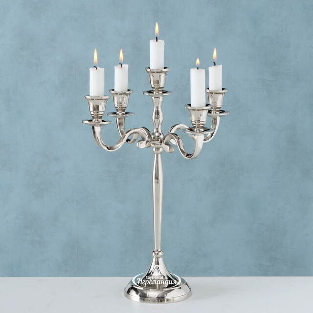 Подсвечник канделябр на 5 свечей Холлстейн 38 см Boltze