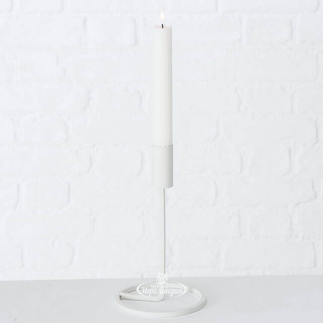 Набор подсвечников Проффиано 18-29 см белый, 3 шт Boltze