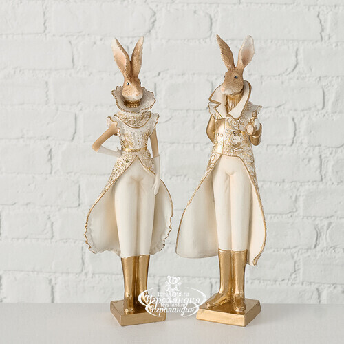 Набор декоративных статуэток Госпожа Присцилла и Господин Меригольд - Хранители Лунолесья 33 см, 2 шт Boltze
