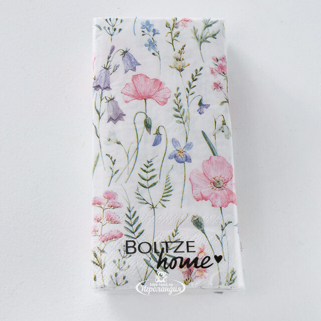 Бумажные салфетки Mia Flowers 17*8 см, 16 шт Boltze