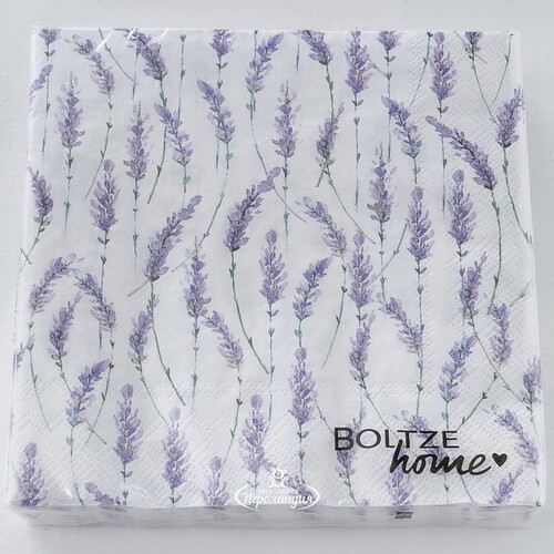 Бумажные салфетки Lavender Secret 17*17 см, 20 шт Boltze