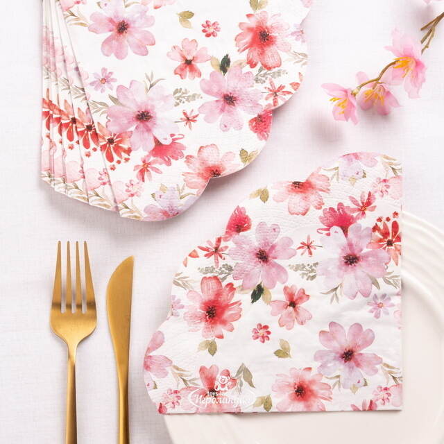 Бумажные салфетки Millenio 17*17 см, 12 шт Boltze